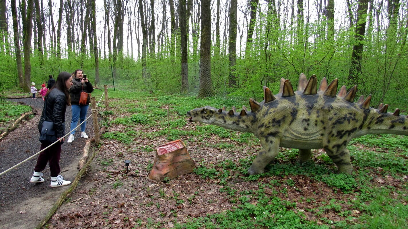 Злой динозавр в Берегово